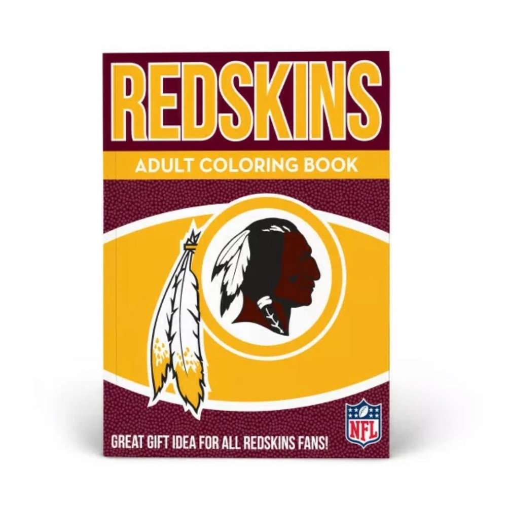 Washington Redskins Adult Coloring Book 64 pages